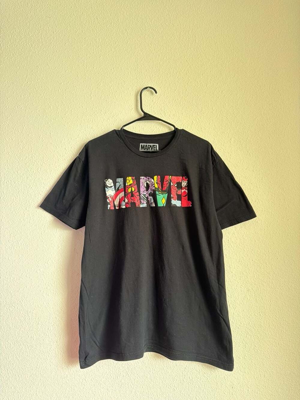 Marvel Avengers Character Logo Graphic T-Shirt, Size Large